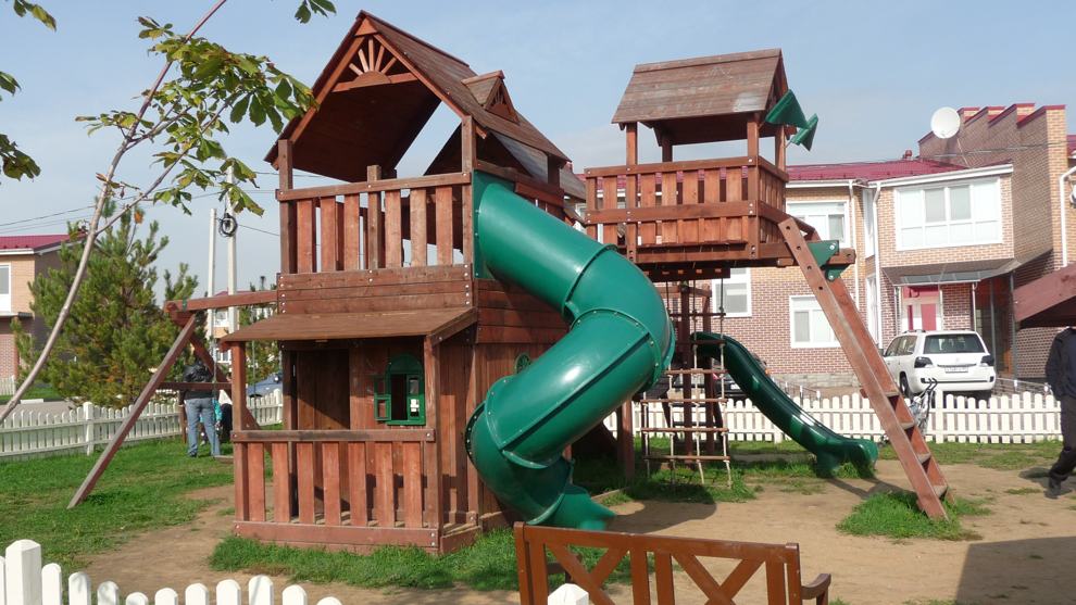 Спиральный спуск площадки Охотник